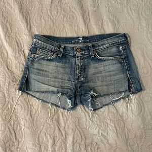 7 for all mankind Jean shorts